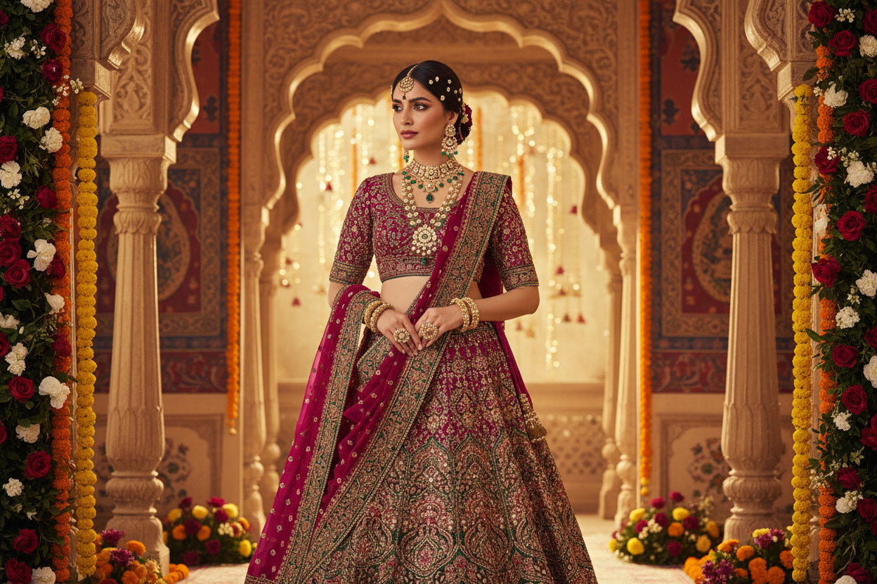 How to Style a Lehenga Choli for a Wedding Guest Look